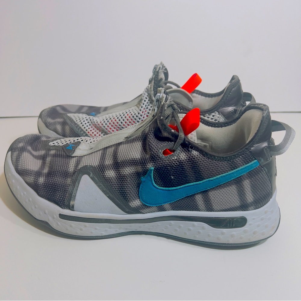 Nike PG 4 Paul George Basketball Plaid Size 12 Men Shoes - Picture 9 of 11